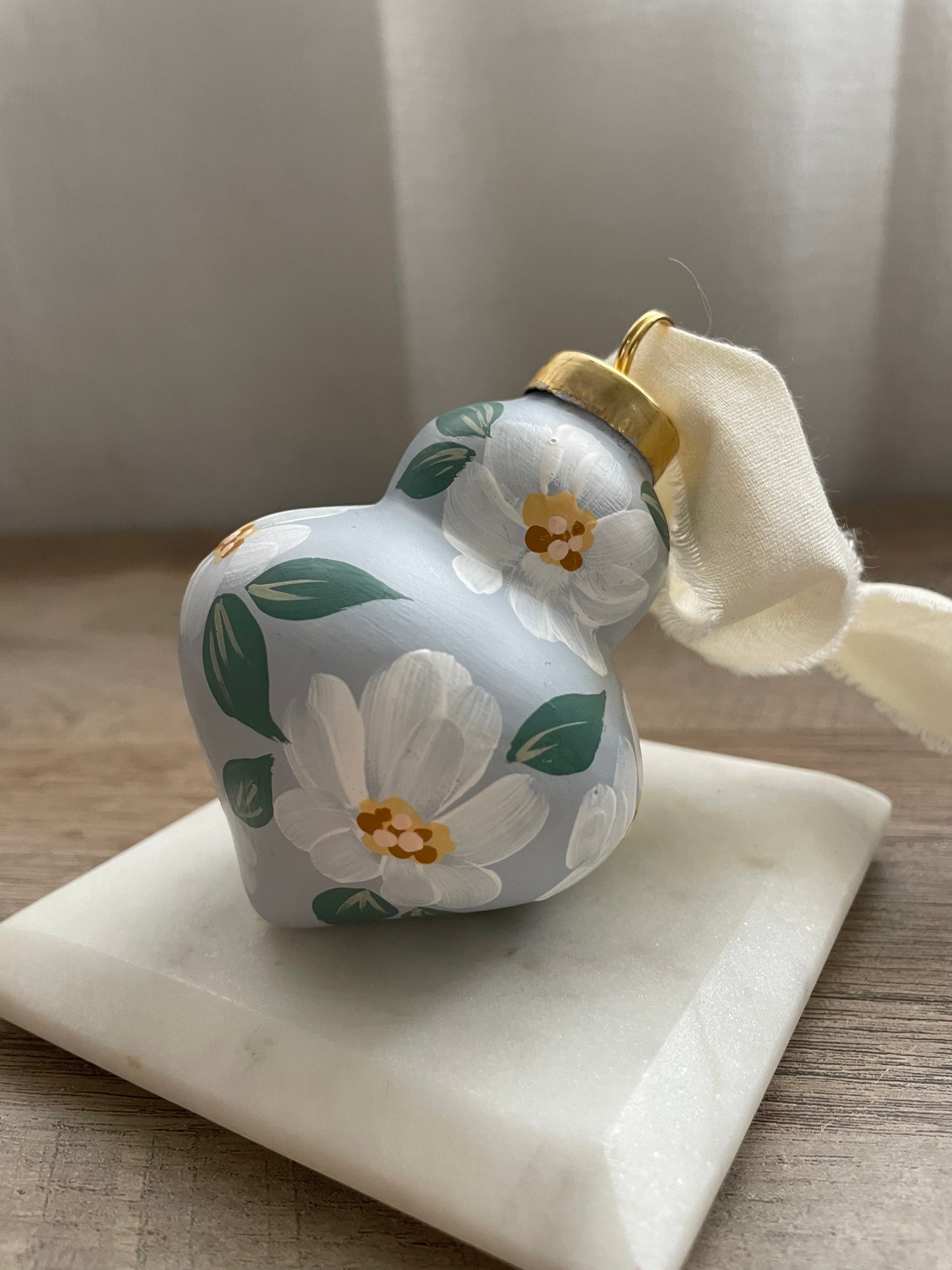 "Blossom" Hand Painted Ornament