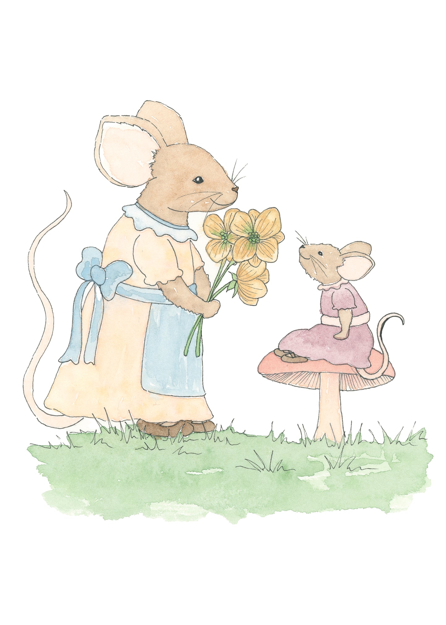 Mama Mouse Print