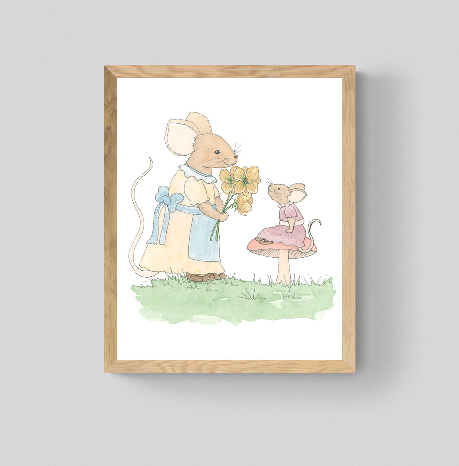 Mama Mouse Print